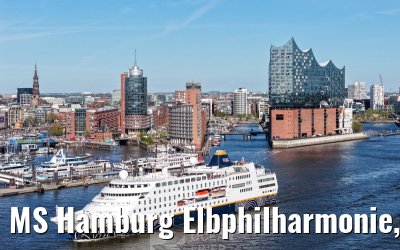 MS Hamburg Elbphilharmonie, Landungsbruecken and Skyline Hamburg 29.04.2026