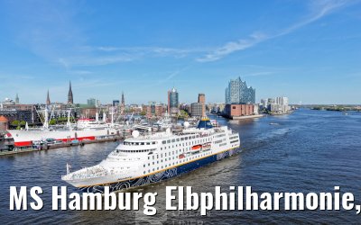 MS Hamburg Elbphilharmonie, Landungsbruecken and Skyline Hamburg 29.04.2026