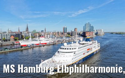 MS Hamburg Elbphilharmonie, Landungsbruecken and Skyline Hamburg 29.04.2026
