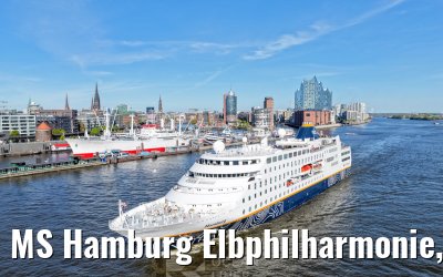 MS Hamburg Elbphilharmonie, Landungsbruecken and Skyline Hamburg 29.04.2026