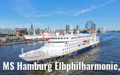 MS Hamburg Elbphilharmonie, Landungsbruecken and Skyline Hamburg 29.04.2026
