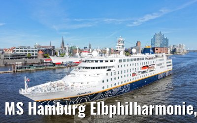 MS Hamburg Elbphilharmonie, Landungsbruecken and Skyline Hamburg 29.04.2026