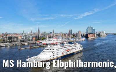 MS Hamburg Elbphilharmonie, Landungsbruecken and Skyline Hamburg 29.04.2026