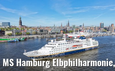 MS Hamburg Elbphilharmonie, Landungsbruecken and Skyline Hamburg 29.04.2026