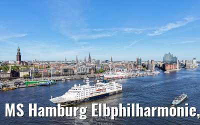 MS Hamburg Elbphilharmonie, Landungsbruecken and Skyline Hamburg 29.04.2026