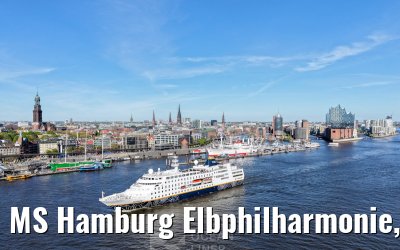 MS Hamburg Elbphilharmonie, Landungsbruecken and Skyline Hamburg 29.04.2026