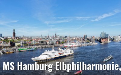 MS Hamburg Elbphilharmonie, Landungsbruecken and Skyline Hamburg 29.04.2026