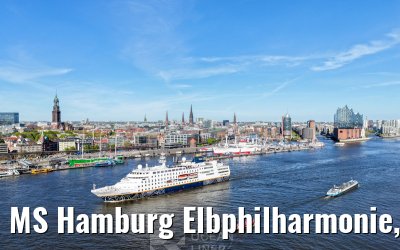 MS Hamburg Elbphilharmonie, Landungsbruecken and Skyline Hamburg 29.04.2026