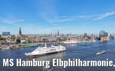 MS Hamburg Elbphilharmonie, Landungsbruecken and Skyline Hamburg 29.04.2026