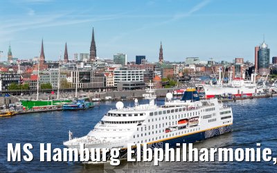 MS Hamburg Elbphilharmonie, Landungsbruecken and Skyline Hamburg 29.04.2026