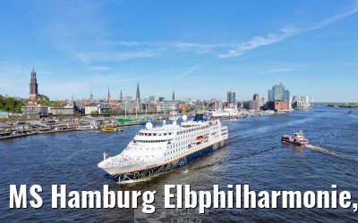 MS Hamburg Elbphilharmonie, Landungsbruecken and Skyline Hamburg 29.04.2026