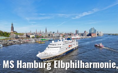 MS Hamburg Elbphilharmonie, Landungsbruecken and Skyline Hamburg 29.04.2026