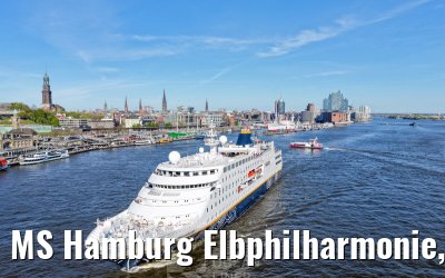 MS Hamburg Elbphilharmonie, Landungsbruecken and Skyline Hamburg 29.04.2026