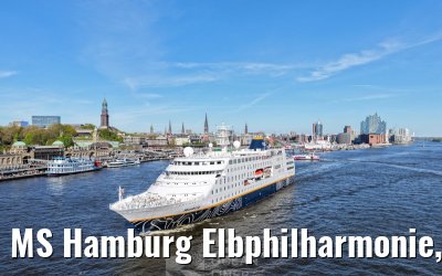 MS Hamburg Elbphilharmonie, Landungsbruecken and Skyline Hamburg 29.04.2026