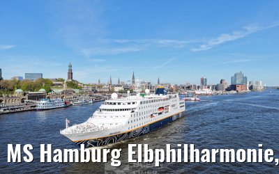 MS Hamburg Elbphilharmonie, Landungsbruecken and Skyline Hamburg 29.04.2026