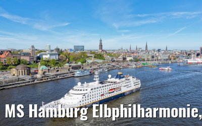 MS Hamburg Elbphilharmonie, Landungsbruecken and Skyline Hamburg 29.04.2026