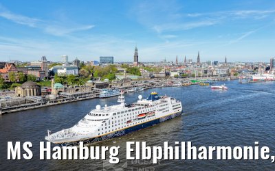 MS Hamburg Elbphilharmonie, Landungsbruecken and Skyline Hamburg 29.04.2026