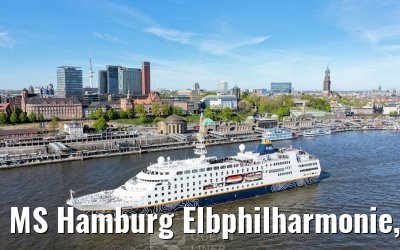 MS Hamburg Elbphilharmonie, Landungsbruecken and Skyline Hamburg 29.04.2026
