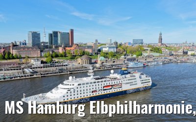MS Hamburg Elbphilharmonie, Landungsbruecken and Skyline Hamburg 29.04.2026