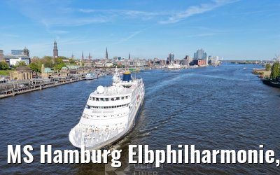 MS Hamburg Elbphilharmonie, Landungsbruecken and Skyline Hamburg 29.04.2026
