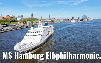 MS Hamburg Elbphilharmonie, Landungsbruecken and Skyline Hamburg 29.04.2026