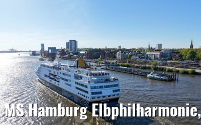 MS Hamburg Elbphilharmonie, Landungsbruecken and Skyline Hamburg 29.04.2026