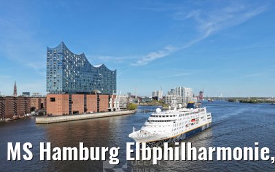 MS Hamburg Elbphilharmonie, Landungsbruecken and Skyline Hamburg 29.04.2026