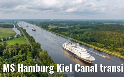 MS Hamburg Kiel Canal transit 09.06.2025