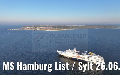 MS Hamburg List / Sylt 26.06.2024