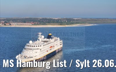 MS Hamburg List / Sylt 26.06.2024