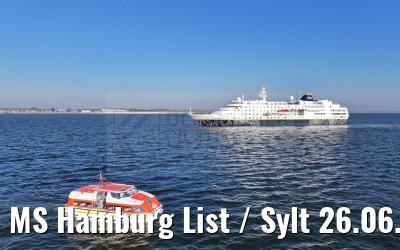 MS Hamburg List / Sylt 26.06.2024