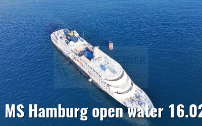 MS Hamburg open water 16.02.2025