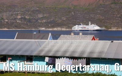 MS Hamburg Qeqertarsuaq, Greenland 06.08.2024