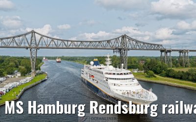 MS Hamburg Rendsburg railway bridge 09.06.2025