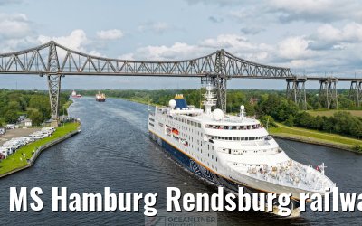 MS Hamburg Rendsburg railway bridge 09.06.2025