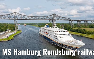 MS Hamburg Rendsburg railway bridge 09.06.2025