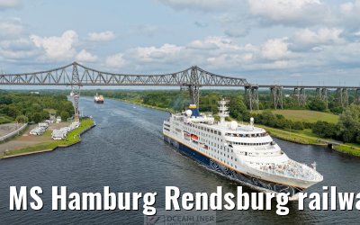 MS Hamburg Rendsburg railway bridge 09.06.2025