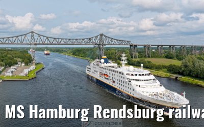 MS Hamburg Rendsburg railway bridge 09.06.2025