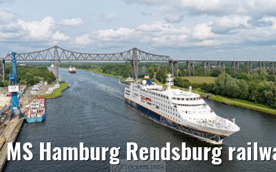 MS Hamburg Rendsburg railway bridge 09.06.2025