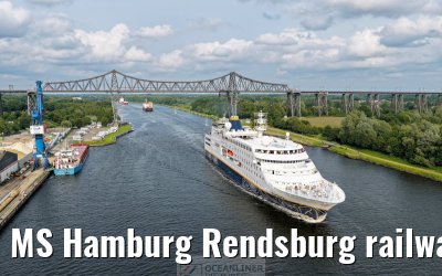 MS Hamburg Rendsburg railway bridge 09.06.2025