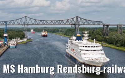 MS Hamburg Rendsburg railway bridge 09.06.2025