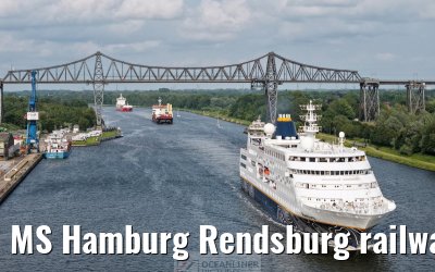 MS Hamburg Rendsburg railway bridge 09.06.2025