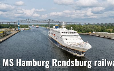 MS Hamburg Rendsburg railway bridge 09.06.2025