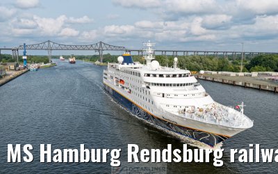 MS Hamburg Rendsburg railway bridge 09.06.2025