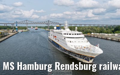MS Hamburg Rendsburg railway bridge 09.06.2025