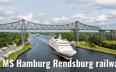 MS Hamburg Rendsburg railway bridge 09.06.2025