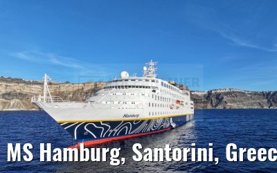 MS Hamburg, Santorini, Greece 26.04.2024