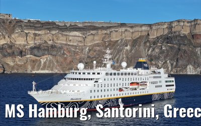MS Hamburg, Santorini, Greece 26.04.2024