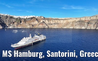 MS Hamburg, Santorini, Greece 26.04.2024