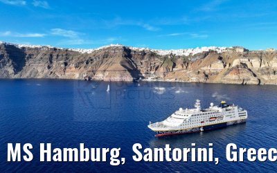 MS Hamburg, Santorini, Greece 26.04.2024